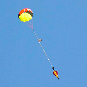 12" Elliptical Parachute - 0.5lb at 20fps