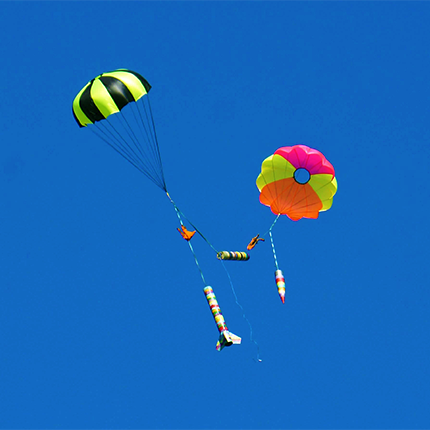 72" Custom Parachute - 17lb at 20fps