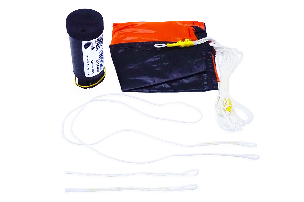 Harrier 50-42 Drone Parachute Bundle - 2.5kg at 4.6m/s